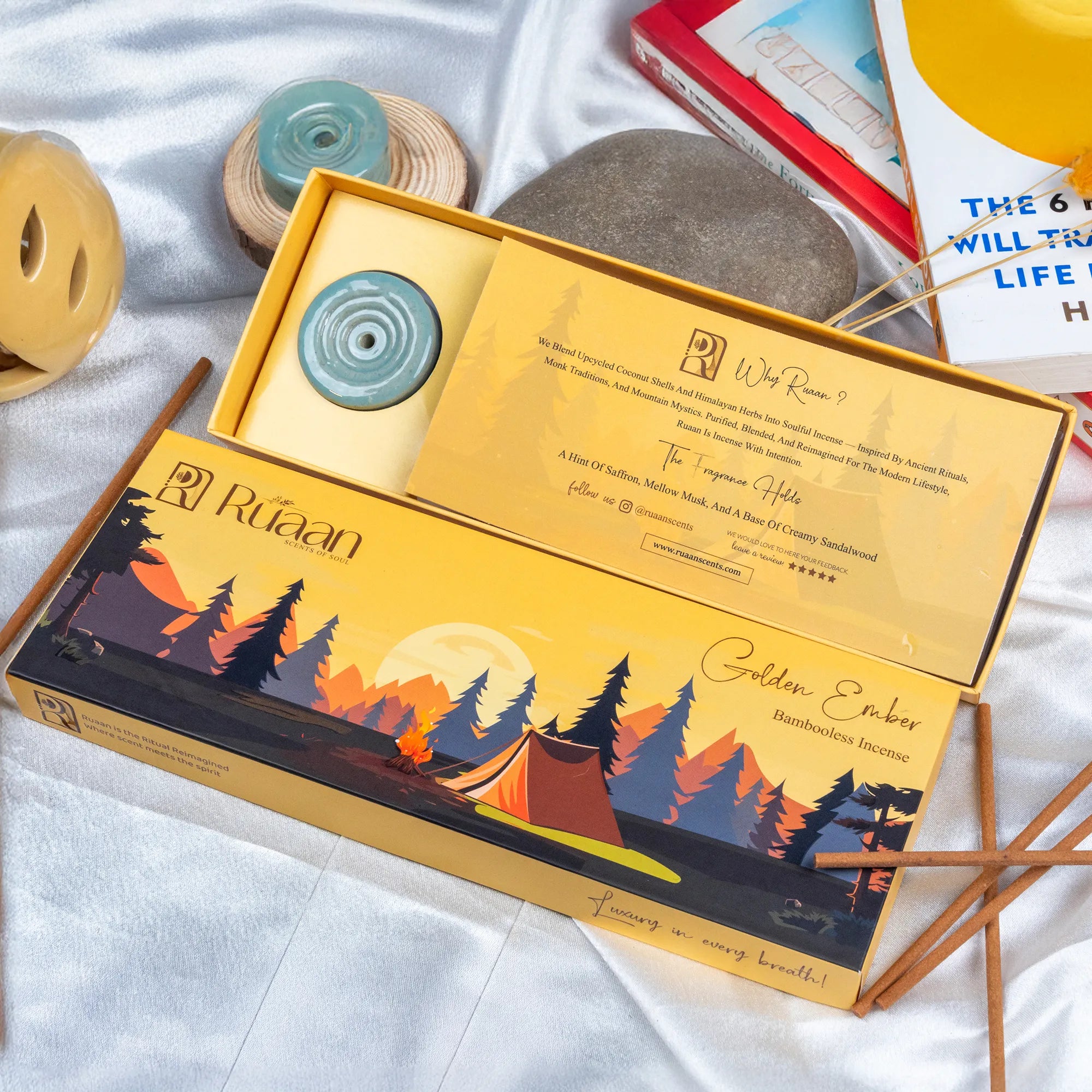 Golden Ember & Verde Muse - Bambooless Incense Combo