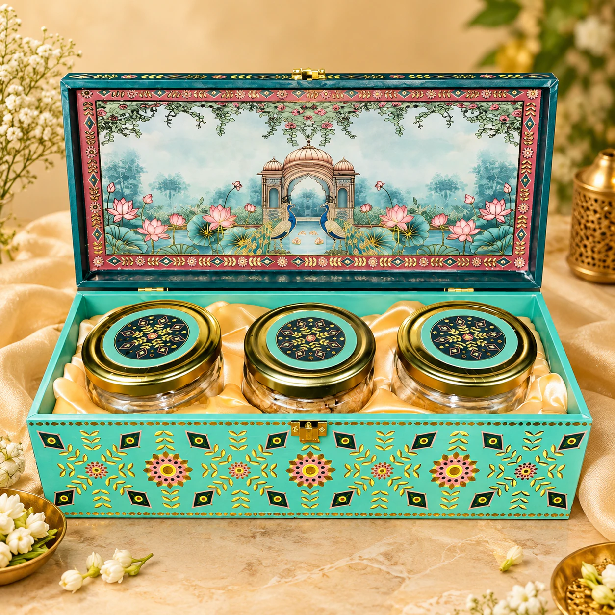 Royal Lotus 3-Jar Gift Box