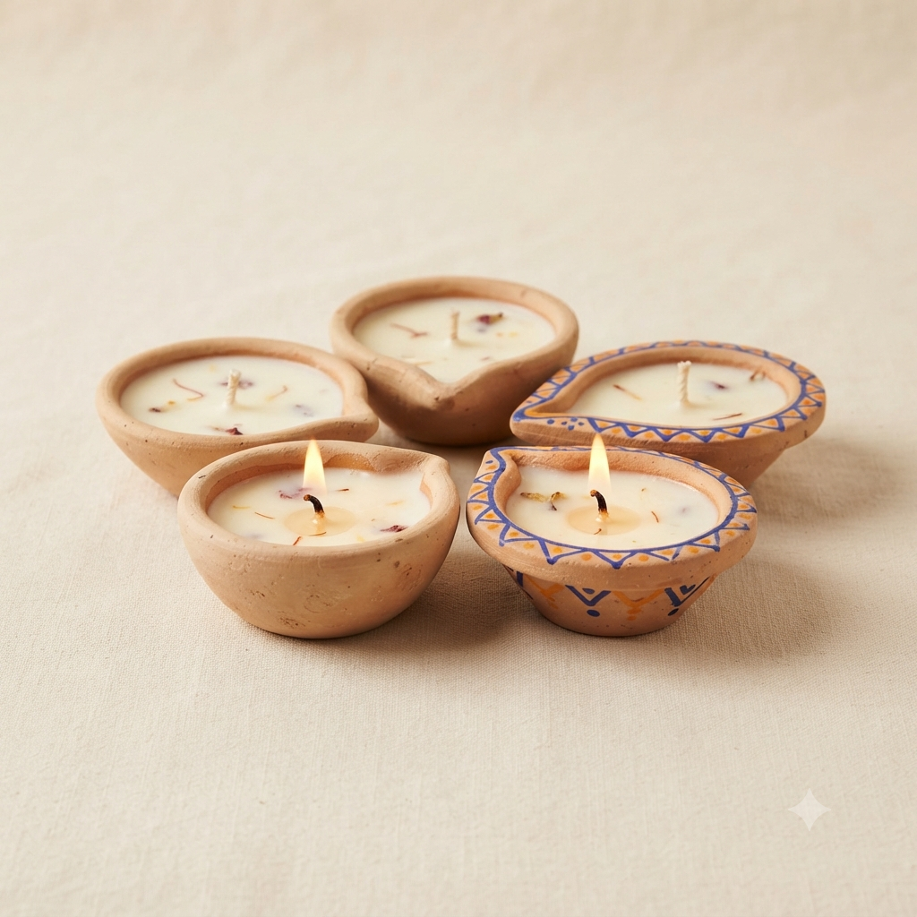 Diwali Diya Candle Set